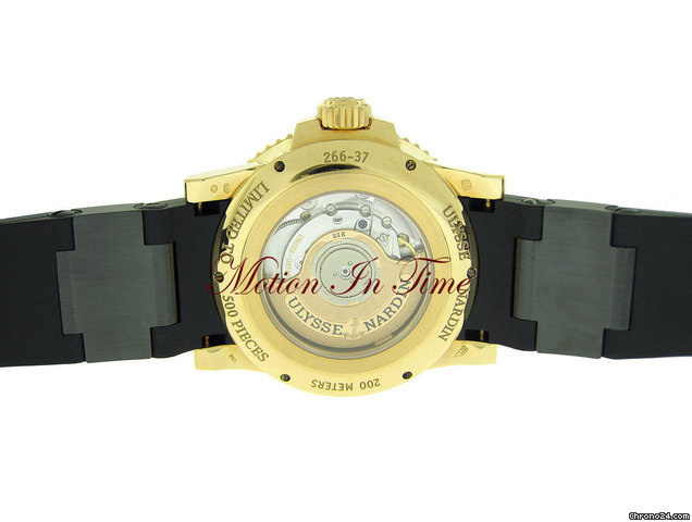replica Ulysse Nardin BLACK SURF LIMITED EDITION MENS 500 PCS WATCHES 1