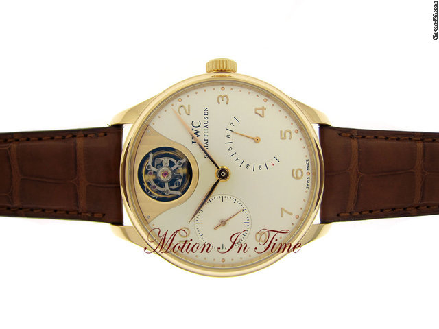 IWC PORTUGUESE TOURBILLON MYSTERE ROSE GOLD - LIMITED 250 PIECES WATCHES 2