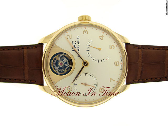replica IWC PORTUGUESE TOURBILLON MYSTERE ROSE GOLD - LIMITED 250 PIECES WATCHES 1