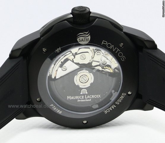 replica Maurice Lacroix Pontos Chronograph Full Black NEU incl MWST B+P WATCHES 1