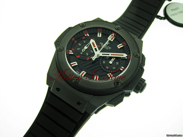 replica Hublot BIG BANG KING POWER BLACK MAGIC W/ RED FOUDROYANTE 48mm LTD WATCHES 1