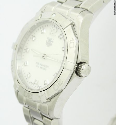 TAG Heuer Aquaracer Lady Diamond Stahl NEU incl MWST mit Box u. Papier WATCHES 2