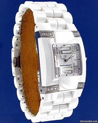 Technomarine Square Ceramic Diamonds NEW !-35% WATCHES 2