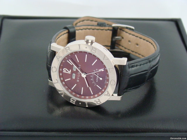 replica Bulgari Retrogrado Oro Blanco 18K WATCHES 1 