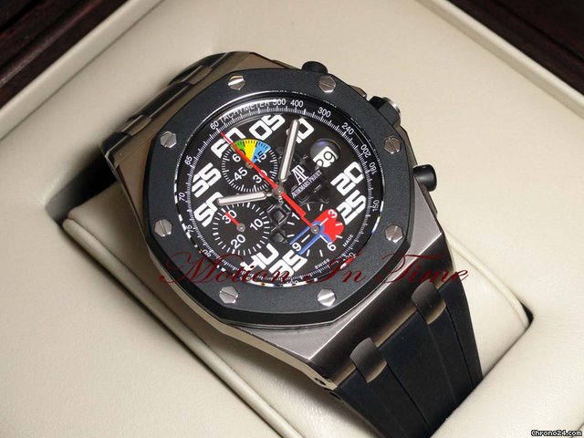 replica Audemars Piguet BARRICHELLO I ROYAL OAK OFFSHORE TITANIUM-LIMITED 150 PIECES WATCHES 1