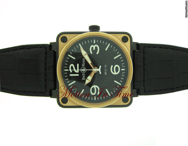 Bell & Ross BR01-92 ROSE GOLD & BLACK CARBON 46mm AUTOMATIC - NEW 2010 WATCHES 2