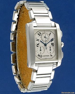 Cartier Tank Francaise Chronoflex GM WATCHES 2