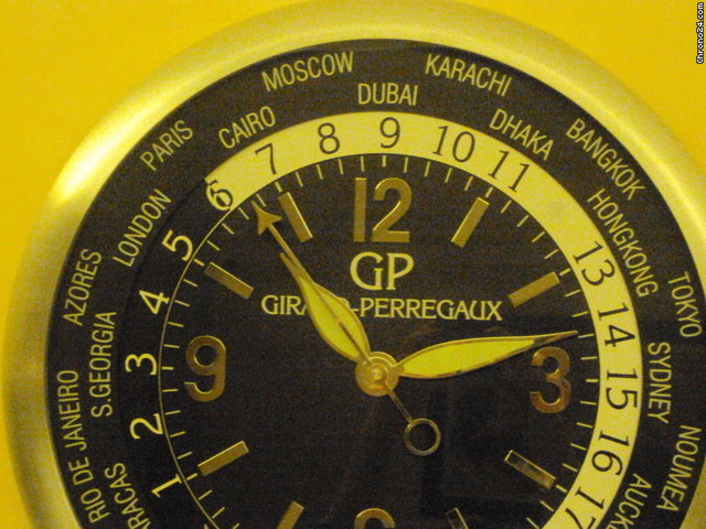 Girard Perregaux Ore del Mondo - World Time WALL CLOCK - Pezzi Numerati WATCHES 2