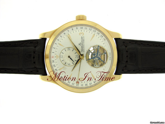 replica Jaeger-LeCoultre MASTER TOURBILLON DUAL TIME ROSE GOLD AUTOMATIC - NEW WATCHES 1