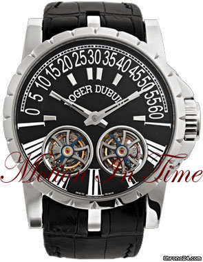 Roger Dubuis EXCALIBUR DOUBLE TOURBILLON RETROGRADE W/G-LIMITED 28 PIECES WATCHES 2