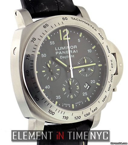 Panerai Luminor Chrono Daylight Pam 250 Steel NEW WATCHES 2