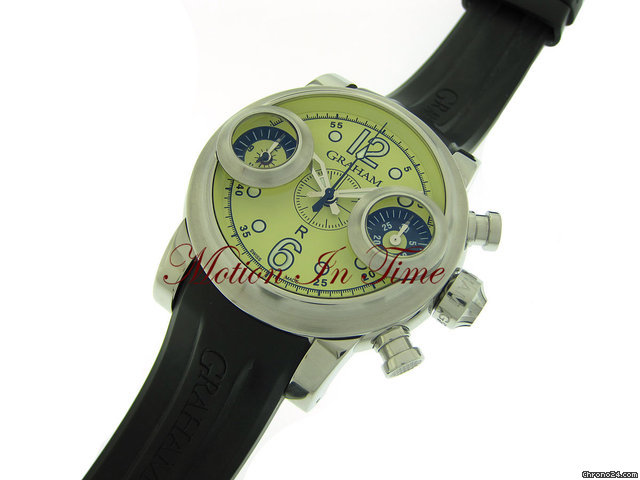 Graham SWORDFISH CHRONOGRAH S/S 46mm "YELLOW" LIMITED 100 PIECES WATCHES 2