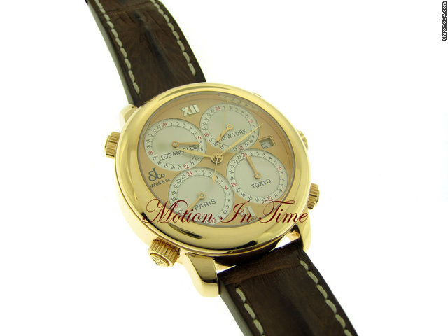 Jacob & Co. H24 FIVE TIME-ZONE AUTOMATIC ROSE GOLD LIMITED 180 PIECES WATCHES 2