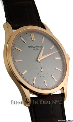 Patek Philippe Calatrava 18kt Rose Gold 37mm 5196R Grey Dial B+P WATCHES 2