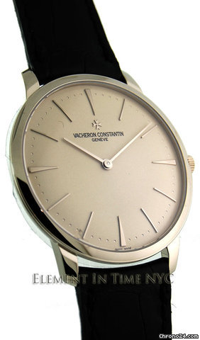 Vacheron Constantin Patrimony Grand Taille 40mm White Gold Silver Dial 81180 WATCHES 2