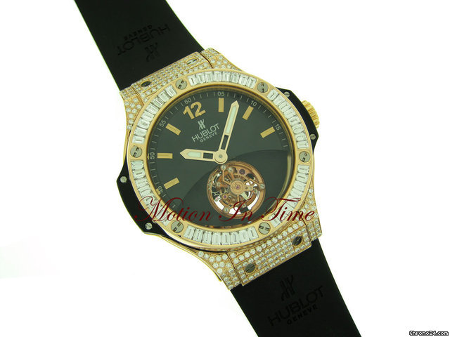 replica Hublot BIG BANG TOURBILLON DIAMOND ROSE GOLD LIMITED 50 PIECES WATCHES 1 