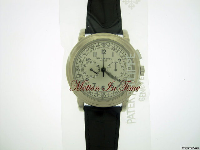 replica Patek Philippe 5070G CHRONOGRAPH FACTORY SEALED - WHITE GOLD SKELETON BACK WATCHES 1