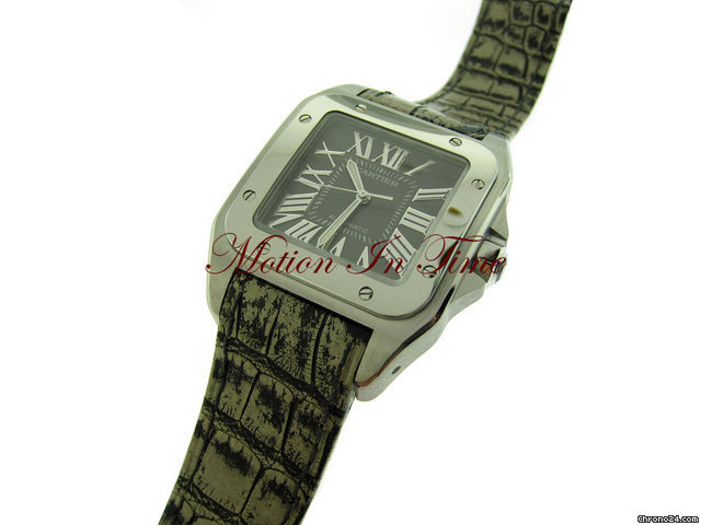 replica Cartier RARE 2011~CARTIER SANTOS 100 XL "KINGS ROAD" SPECIAL EDITION WATCHES 1