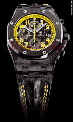 Audemars Piguet "BUMBLE BEE" ROYAL OAK OFFSHORE CARBON SPECIAL LIMITED ED. WATCHES 2