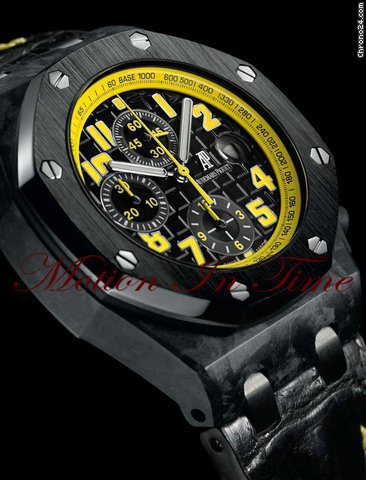 replica Audemars Piguet "BUMBLE BEE" ROYAL OAK OFFSHORE CARBON SPECIAL LIMITED ED. WATCHES 1
