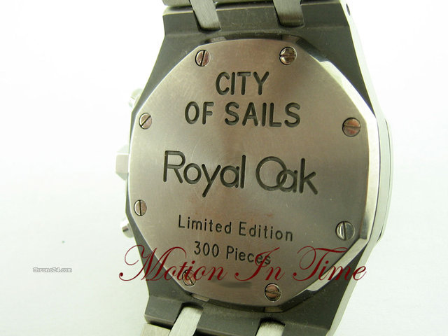 replica Audemars Piguet CITY OF SAILS "BE HAPPY" ROYAL OAK LIMITED 300 PIECES WATCHES 1