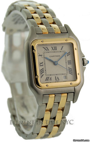 Cartier Panthere Gold/Steel 27mm Large Date W25028B6 WATCHES 2