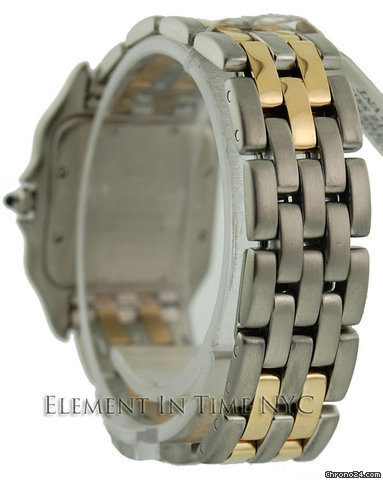 replica Cartier Panthere Gold/Steel 27mm Large Date W25028B6 WATCHES 1