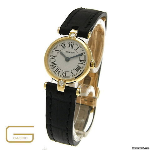 Cartier 18K.Gold mit Brillanten WATCHES 2