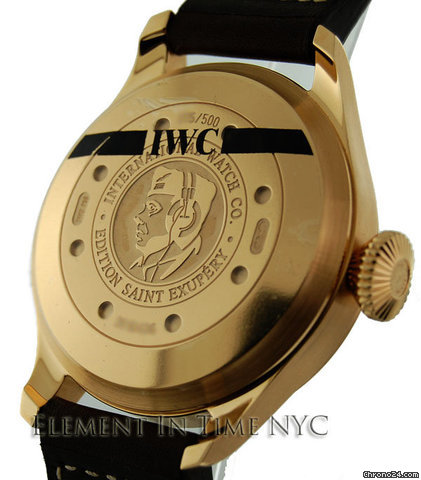 replica IWC Big Pilot Saint Exupery Rose Gold LTD 500 Pieces WATCHES 1 