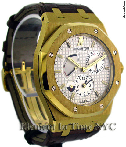 Audemars Piguet Royal Oak Dual Time 18kt Yellow Gold Silver Dial WATCHES 2