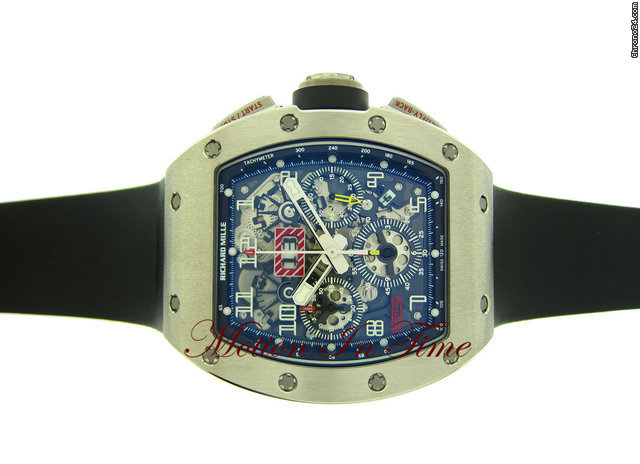 replica Richard Mille RM-11 FELIPE MASSA WHITE GOLD ANNUAL CALENDAR CHRONOGRAPH WATCHES 1