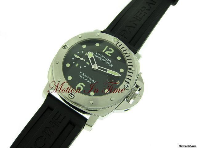 replica Panerai LUMINOR SUBMERSIBLE 300M STEEL ON RUBBER - PAM24 WATCHES 1