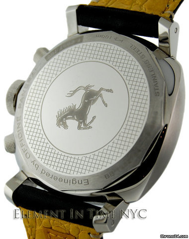 replica Panerai Ferrari Chrono Yellow Dial FER00011 B+P WATCHES 1