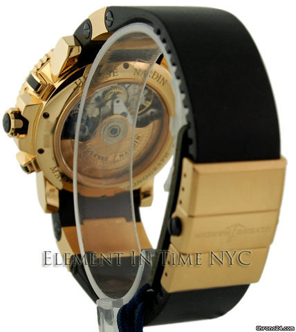 replica Ulysse Nardin Maxi Marine Diver Chrono Rose Gold 8006-102 B+P WATCHES 1