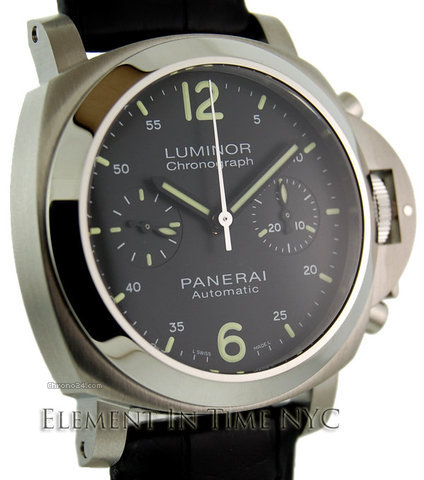 Panerai Luminor Chronograph 40mm Pam 310 B+P WATCHES 2