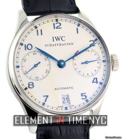 IWC Portuguese 7 Day Power Reserve IW5001-07 NIB WATCHES 2