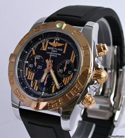 Breitling Chronomat 44 St./Rosegold NEU incl MWST B+P WATCHES 2