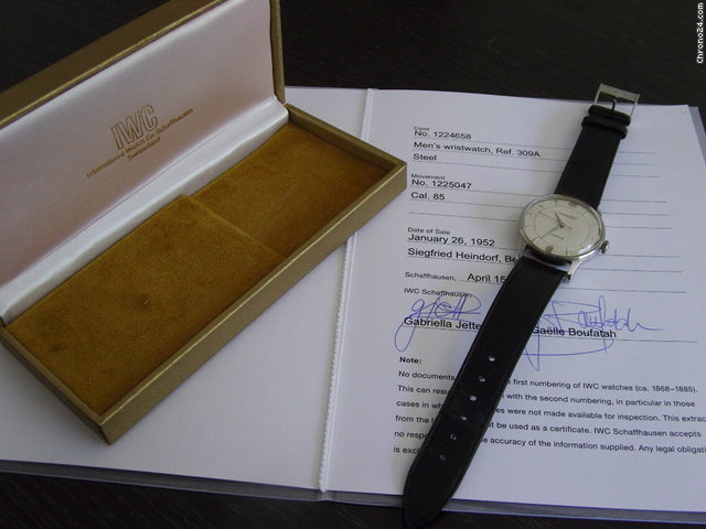 IWC Ref. 309A Cal. 85 WATCHES 2