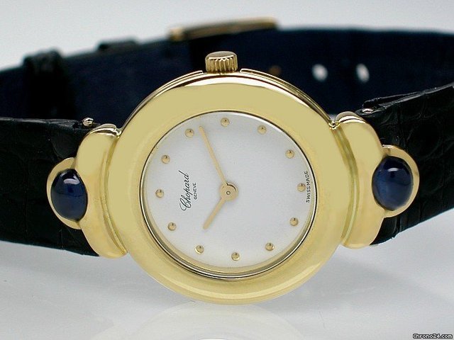 Chopard DAMENUHR MIT 2 SAFIREN WATCHES 2