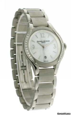 replica Baume & Mercier Ilea Ladies watch mit diamanten Stainless Steel M0A08771 WATCHES 1 