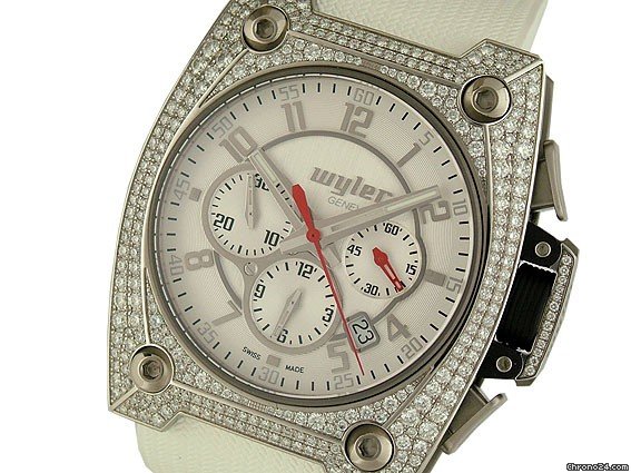 Wyler Chrono Diamond Kautschuk 52x43mm WATCHES 2