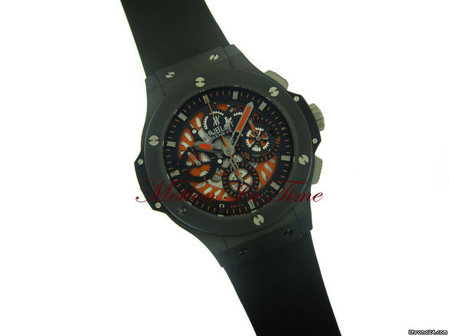 replica Hublot BIG BANG "AERO BANG" ALL BLACK "ORANGE" LIMITED 500 PIECES WATCHES 1 