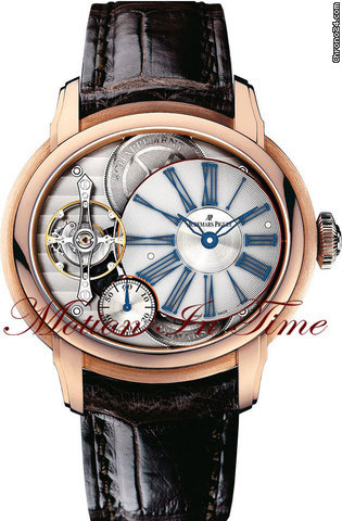 replica Audemars Piguet MILLENARY ESCAPE "DEAD BEAT SECONDS" ROSE GOLD LIMITED ED. WATCHES 1 