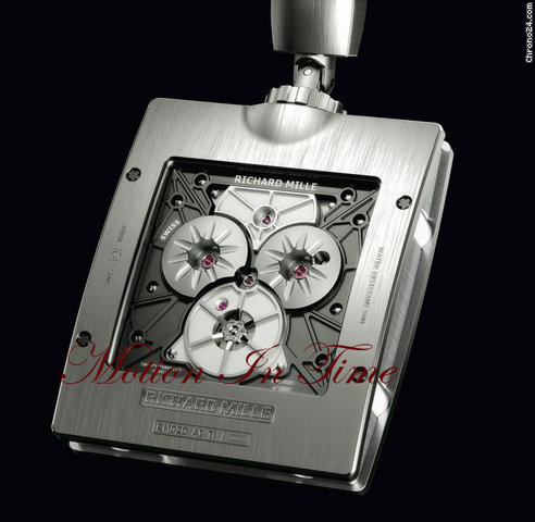 Richard Mille RM-20 TOURBILLON POCKET WATCH SPECIAL EDITION 62mm TITANIUM WATCHES 2