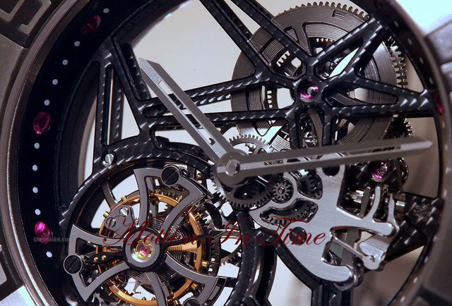 replica Roger Dubuis EASY DIVER "TOURBIDIVER" TOURBILLON SKELETON 48mm LTD 280PCS WATCHES 1