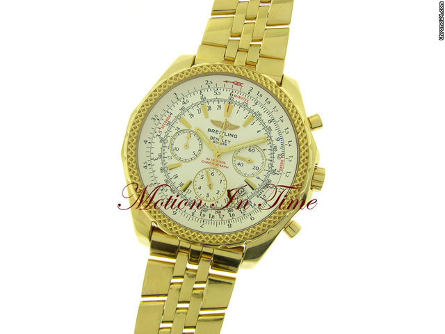 replica Breitling BENTLEY MOTORS YELLOW GOLD ON BRACELET "SPECIAL EDITION" WATCHES 1
