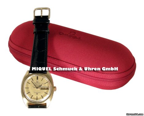 replica Omega Constellation Automatik Chronometer Tag/Datum mit Goldhaube (gebraucht) WATCHES 1