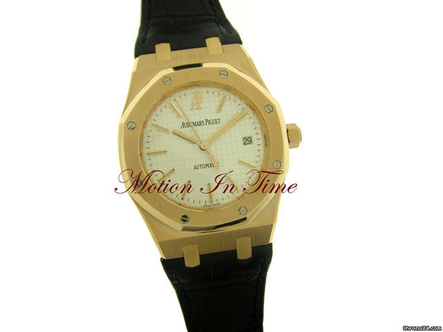replica Audemars Piguet ROYAL OAK AUTOMATIC ROSE GOLD ON STRAP - NEW 2011 WATCHES 1