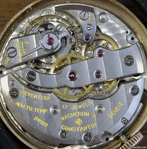 replica Vacheron Constantin 18K RG GENTS W/FLARED LUG WATCHES 1 