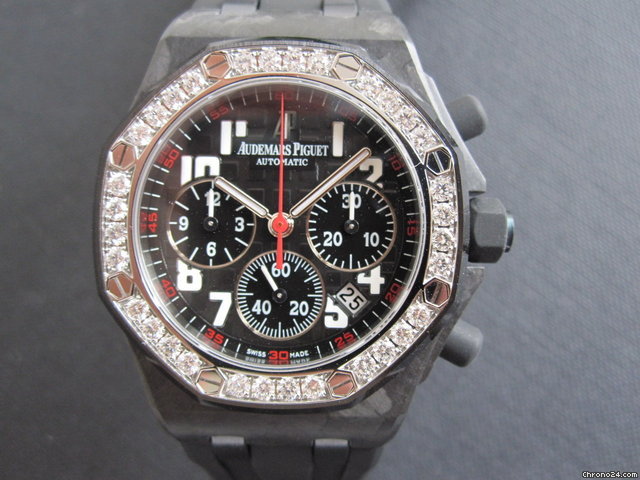 Audemars Piguet LADY OFFSHORE CARBON DIAMONDS WATCHES 2